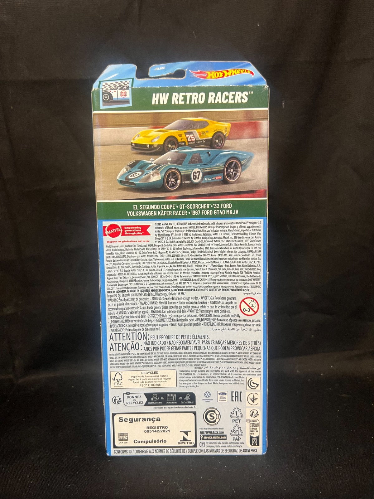 Hot Wheels HW Retro Racers 5 Pack