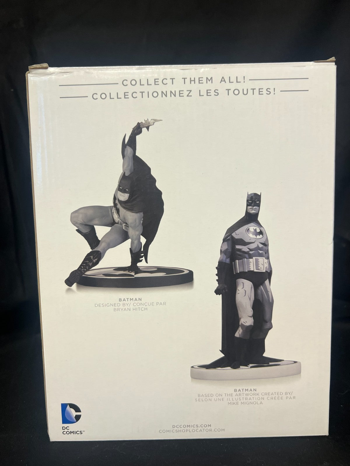 DC COLLECTIBLES BATMAN BLACK & WHITE STATUE GREG CAPULLO NEW 52 - SECOND EDITION
