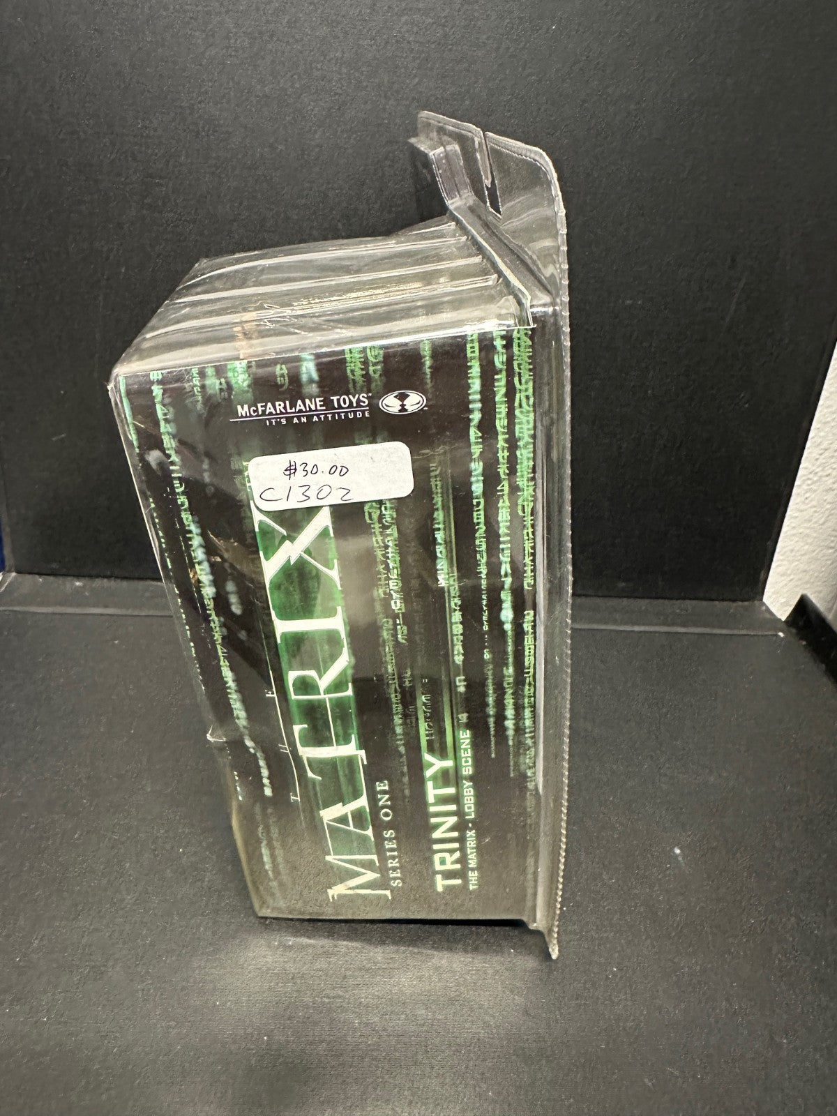 The Matrix McFarlane Toys Series Two Trinity Action Figure (Lobby Scene)