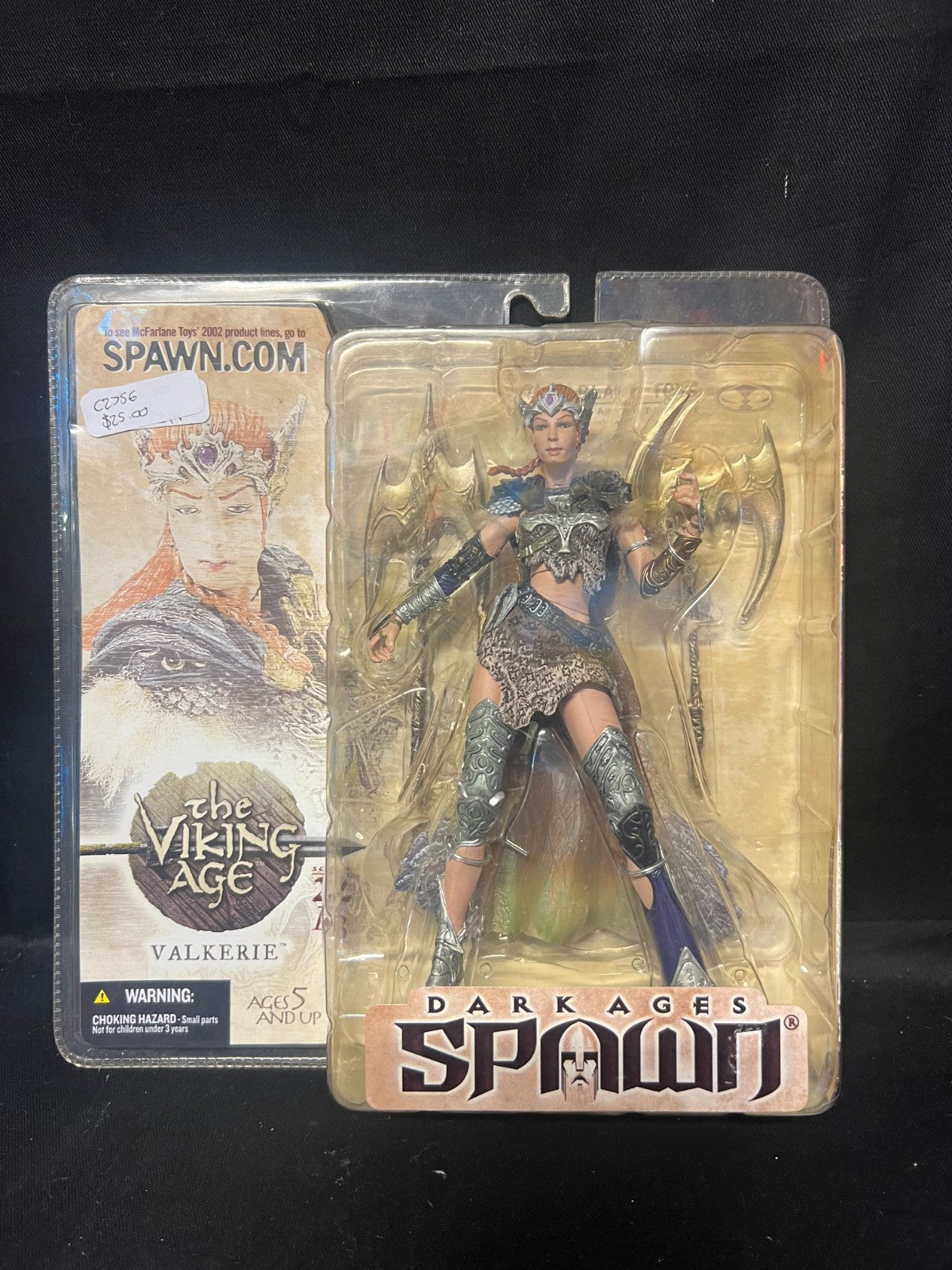 2002 McFarlane - SPAWN DARK AGES - THE VIKING AGE - VALKERIE - NIB