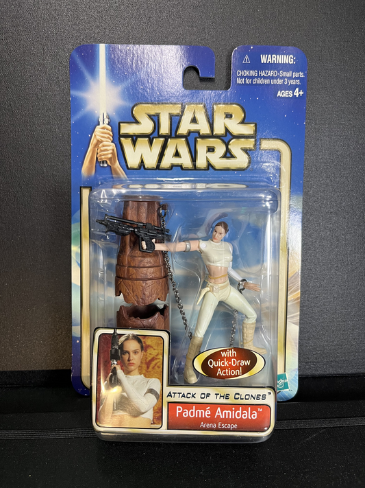 Padme Amidala Arena Escape Star Wars AOTC Carded 3.75 Action Figure