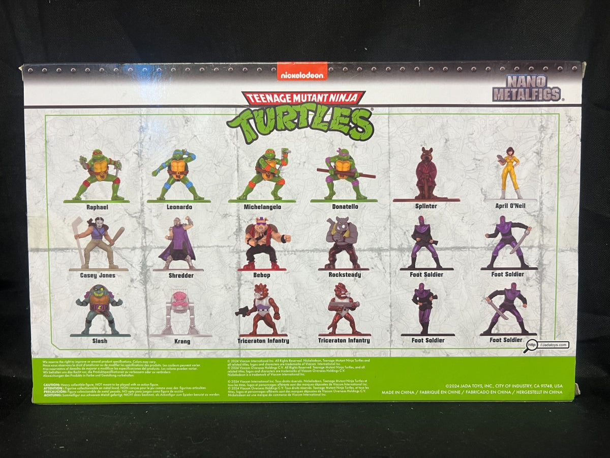 Teenage Mutant Ninja Turtles Die-Cast Nano MetalFigs Pack of 18 by Jada