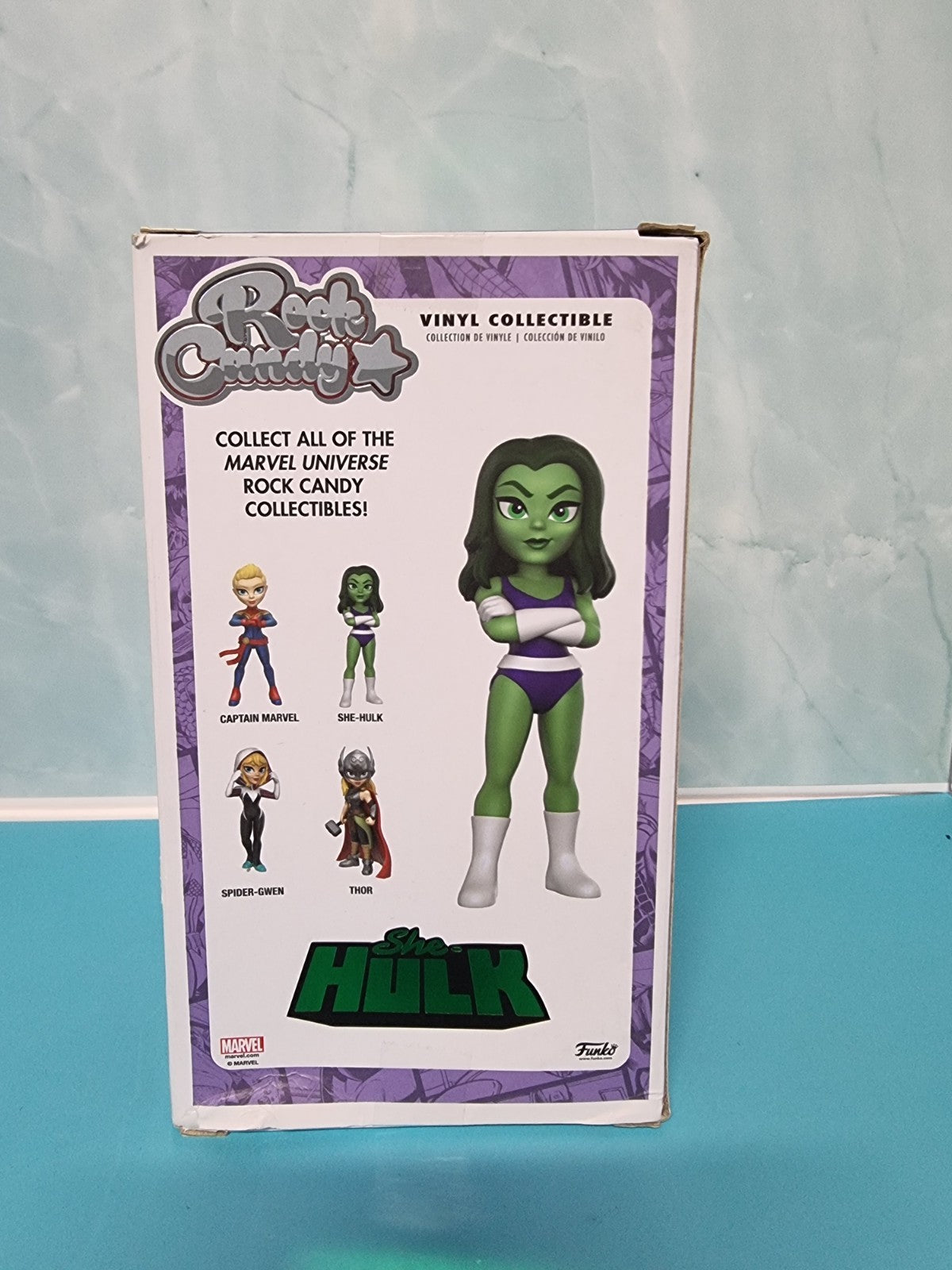 Funko Rock Candy Marvel's She Hulk Collectible Vinyl Figure (Damaged Box)
