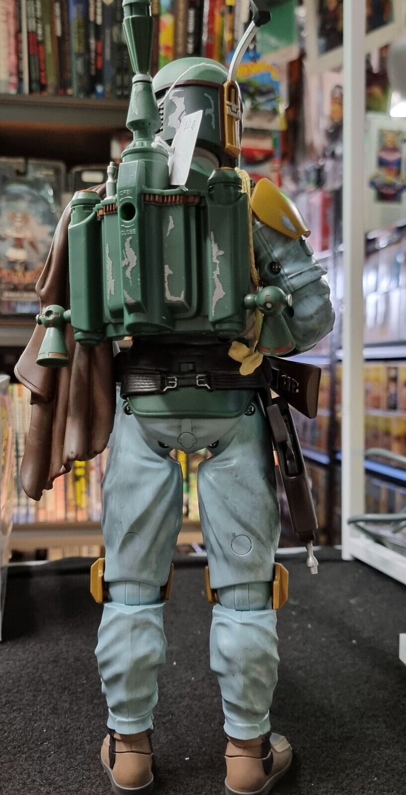 Star Wars 14” Talking Boba Fett Action Figure Lights Sounds Disney Store