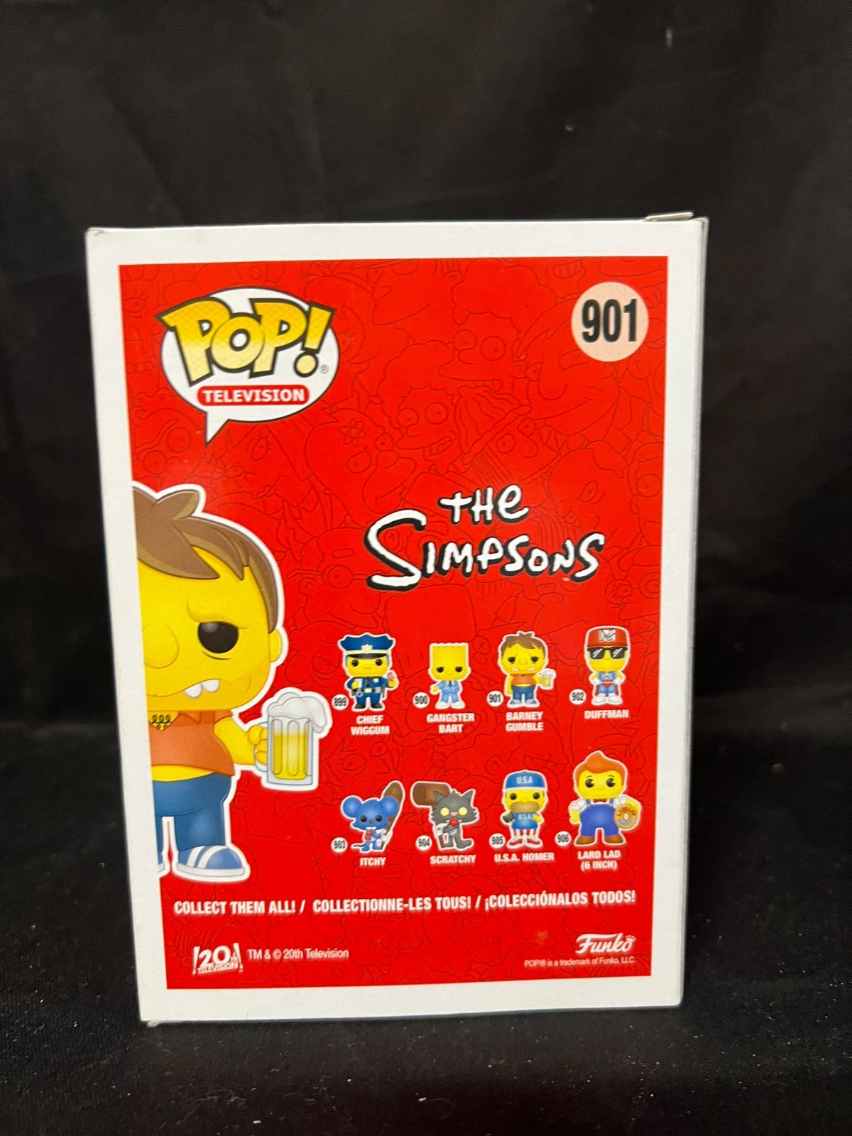 FUNKO POP VINYL TELEVISION THE SIMPSONS TV SERIES #901 BARNEY GUMBLE BNIB RARE