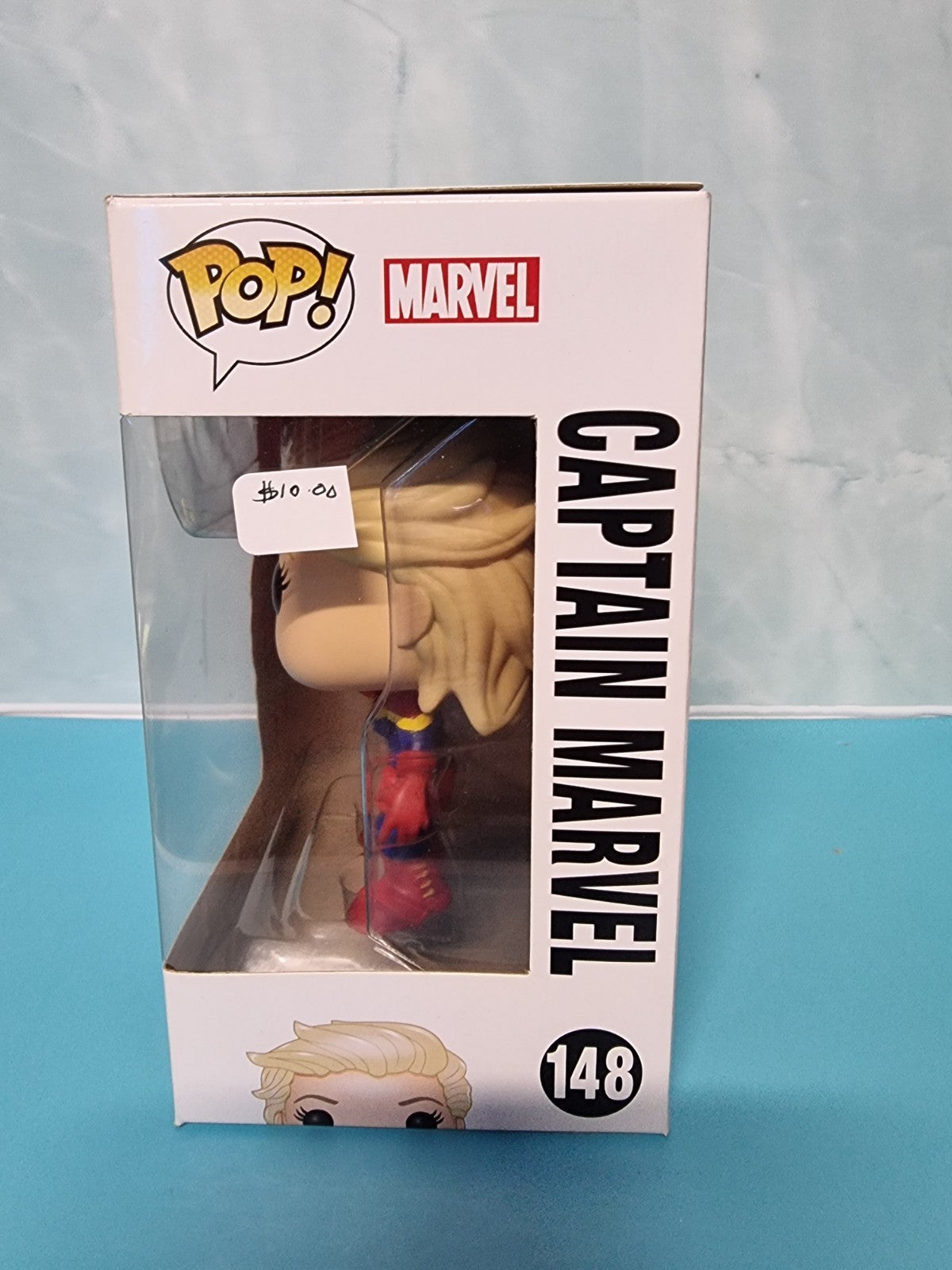 Funko Pop Captain Marvel Unmasked # 148 Marvel Bobble Head Figure