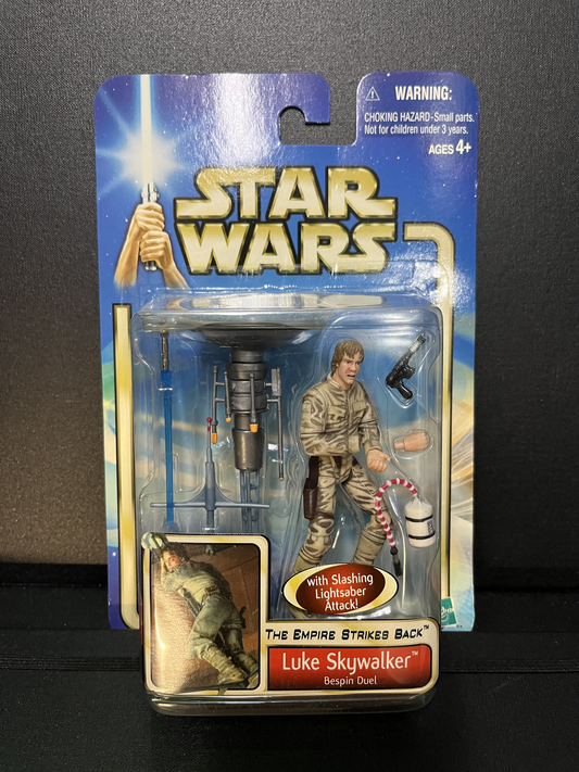 Luke Skywalker Bespin Duel Star Wars AOTC Carded 3.75 Action Figure