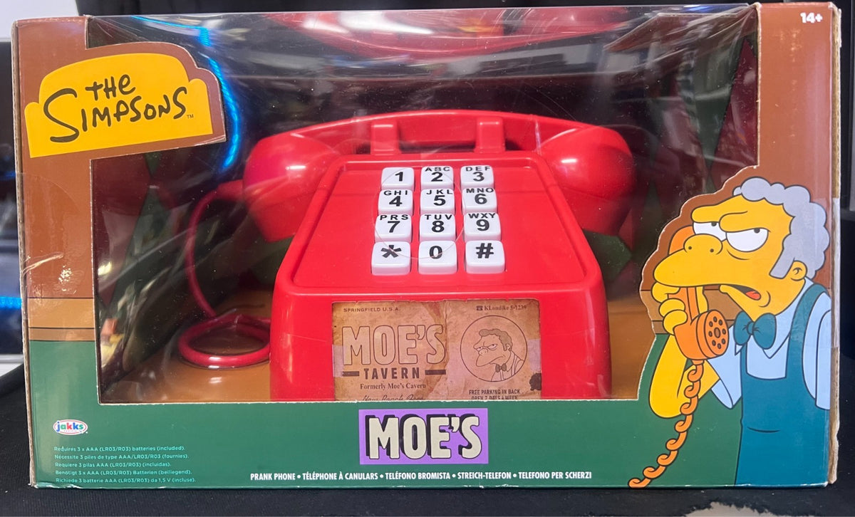 The Simpsons Moe’s Prank Phone Moe’s Tavern Jakks Pacific