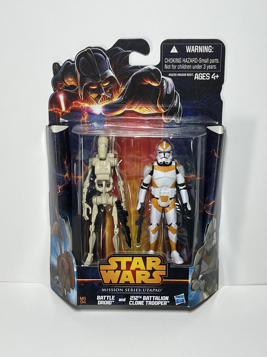 Battle Droid 212th Battalion Clone Trooper Star Wars Mission Series Star Utapau