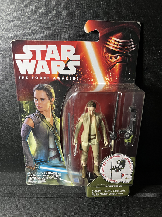 Rey Resistance Outfit Star Wars The Force Awakens 3.75 Action Figure