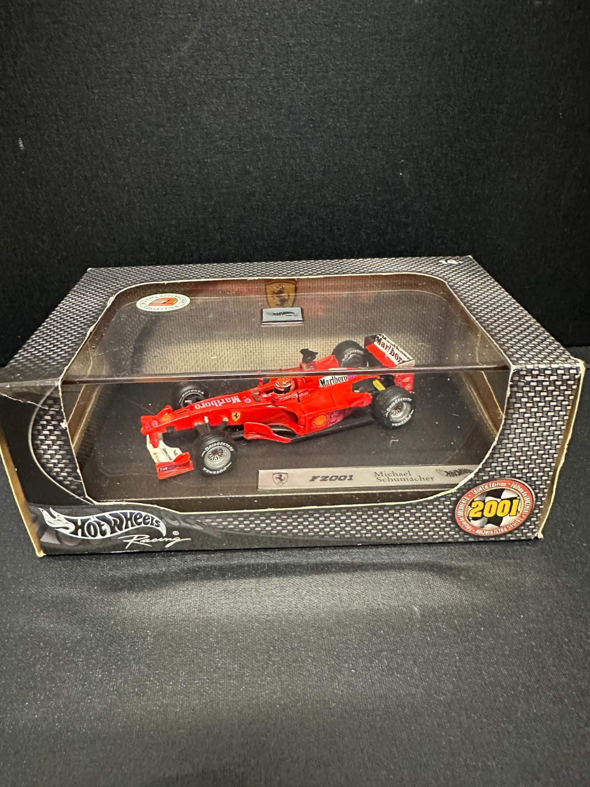 Hot Wheels Racing Michael Schumacher Ferrari F2001 1:43 Scale 55573 Diecast Car