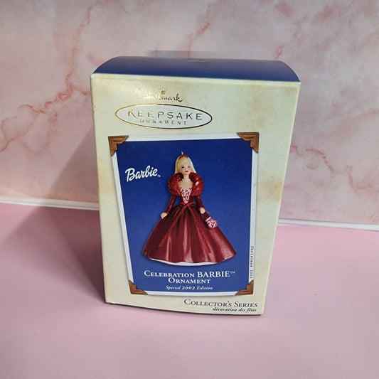 2002 Special Edition Hallamrk's Keepsake Celebration Barbie Ornament