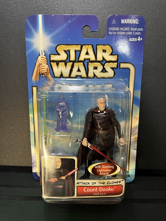 Count Dooku Star Wars AOTC Carded 3.75 Action Figure