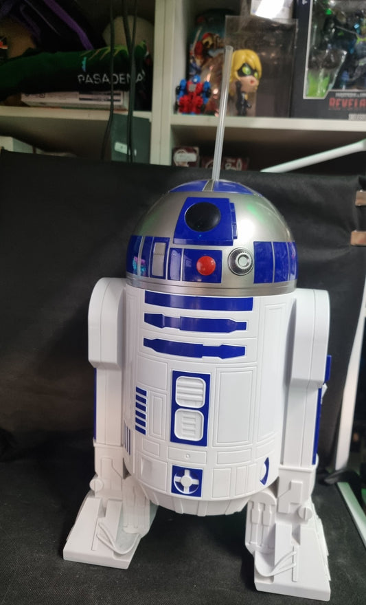 Star Wars R2-D2 Popcorn & Drink Bucket 2019 The Rise of Skywalker AMC Theatres 