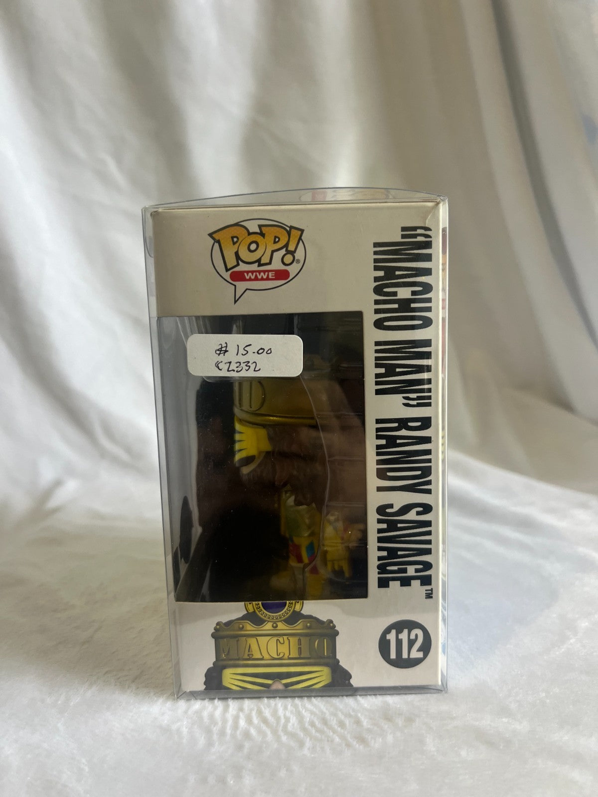 Funko POP! WWE ~ "MACHO MAN" RANDY SAVAGE (#112) w/Protector Case ~ Wrestling