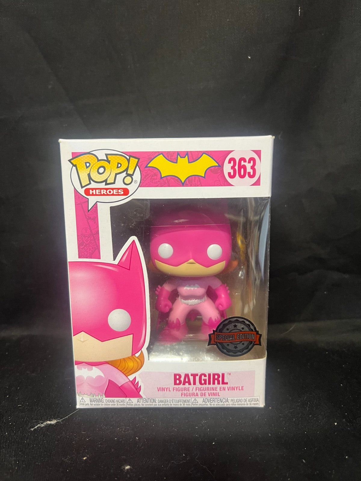 Batgirl 363 Pink Cancer Awareness DC Heroes Special Edition Funko Pop Vinyl