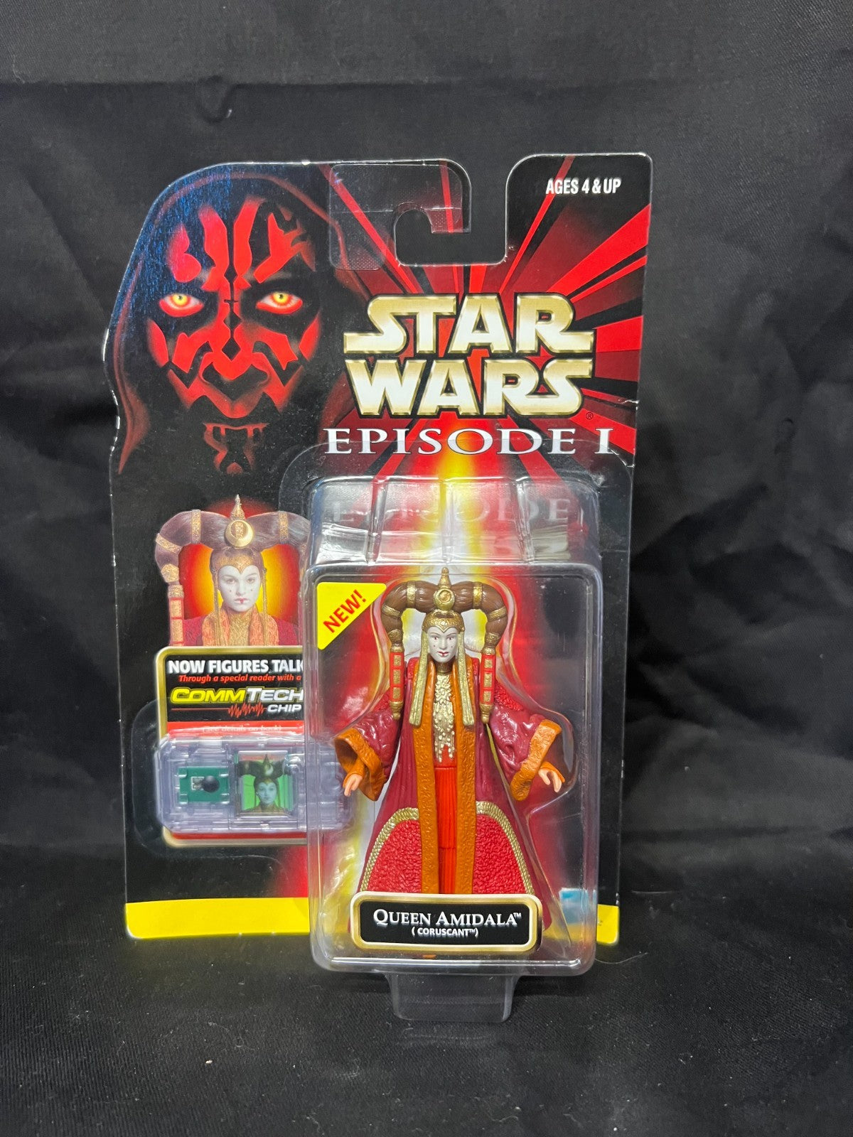 STAR WARS EPISODE 1 QUEEN AMIDALA CORUSCANT COMMTECH FIGURE BNIB HASBRO.
