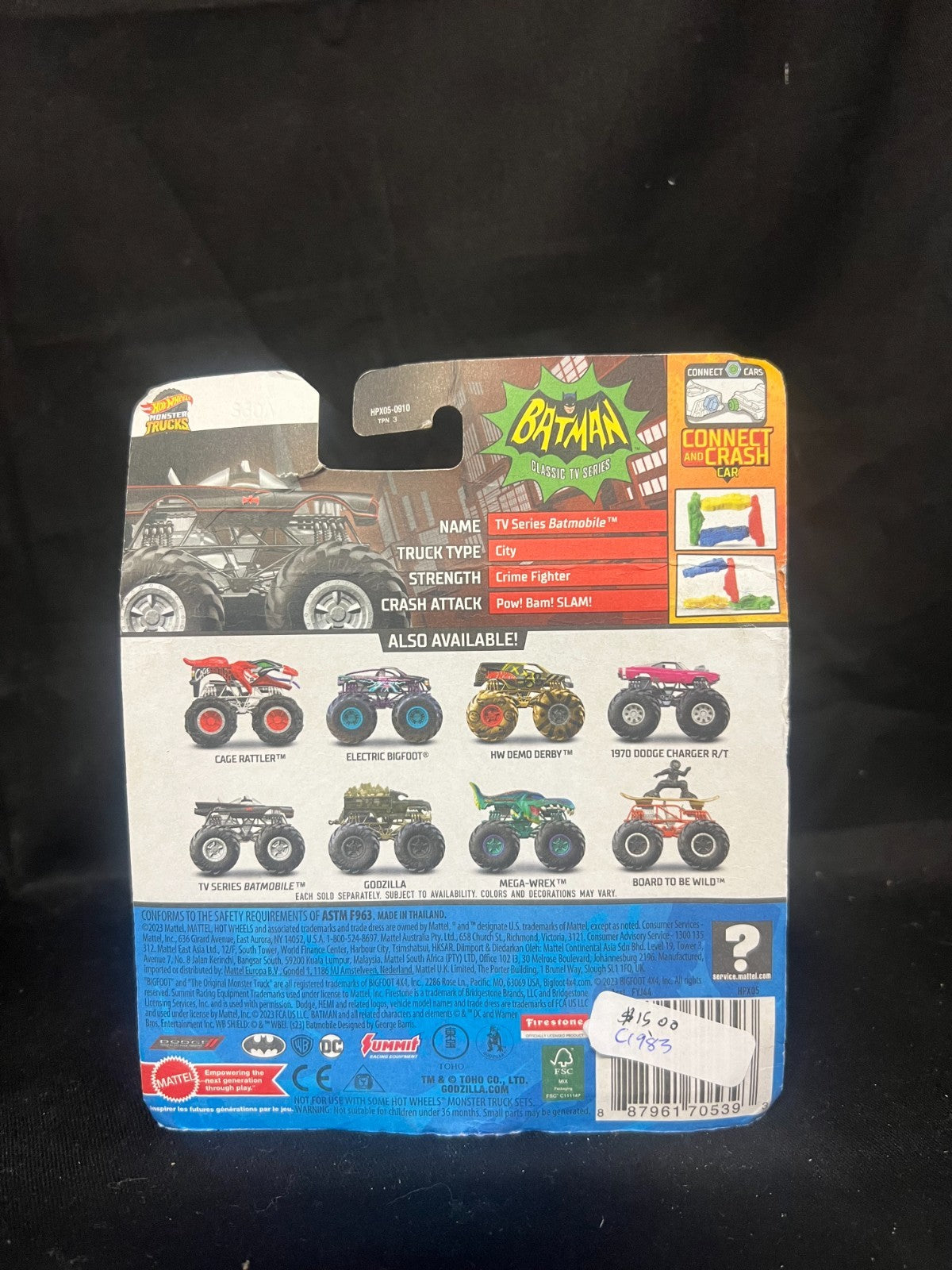 Hot Wheels Monster Trucks TV SERIES BATMOBILE
