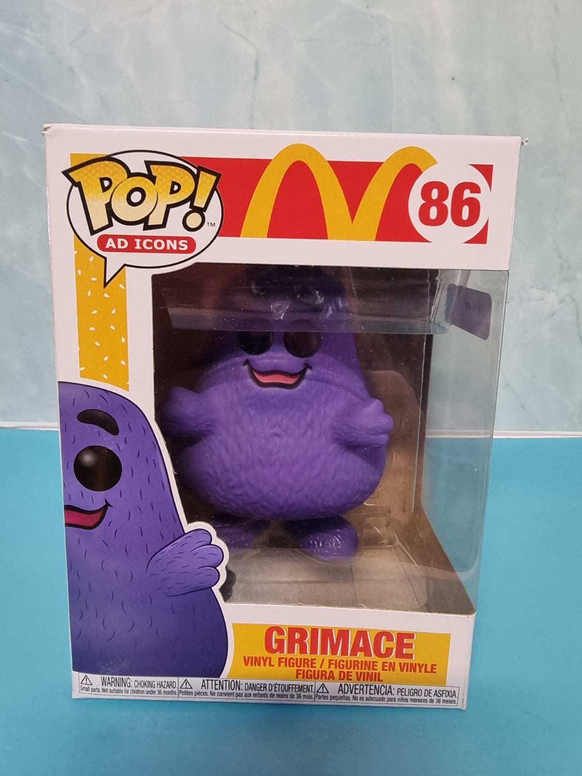 FUNKO POP AD ICONS MCDONALDS #86 GRIMACE VINYL FIGURE