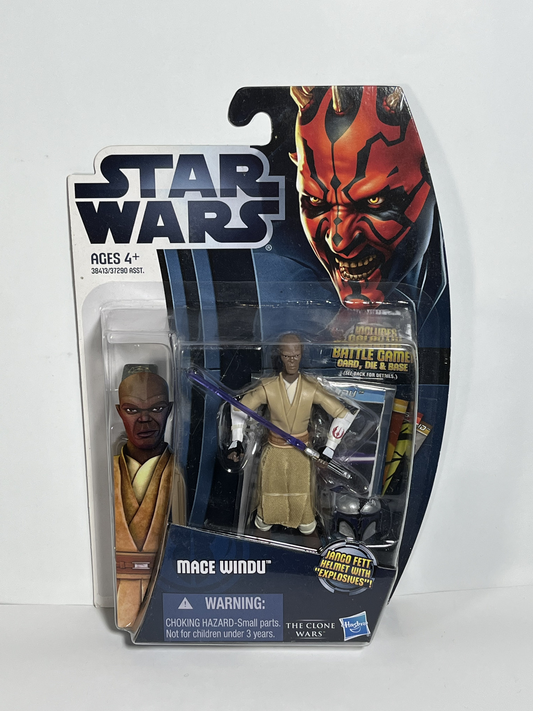 Mace Windu CW8 Star Wars The Clone Wars 3.75 Action Figure