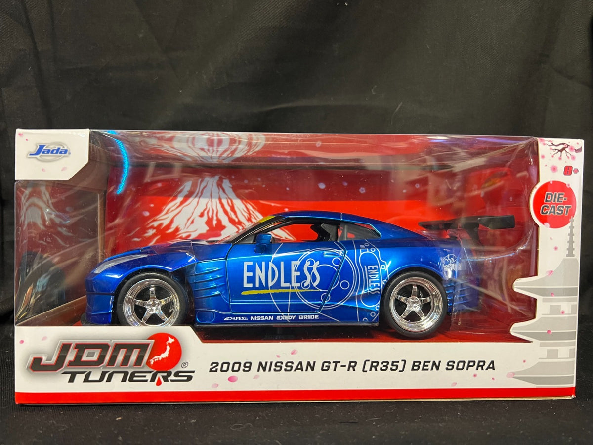 2009 Nissan GT-R (R35) Ben Sopra Blue JDM Tuners 1/24 Diecast Model Car  by Jada