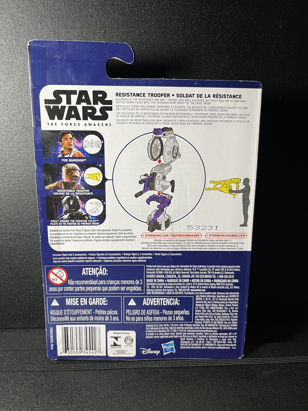 Resistance Trooper Star Wars The Force Awakens 3.75 Action Figure