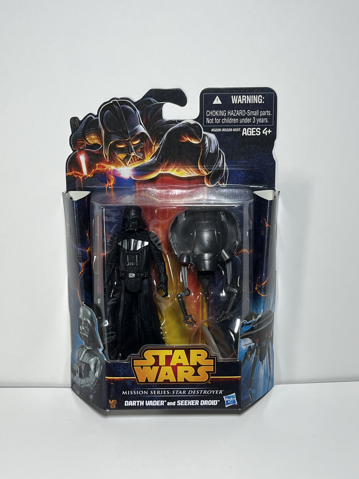 Darth Vader and Seeker Droid Star Wars Mission Series Star Destroyer  3.75
