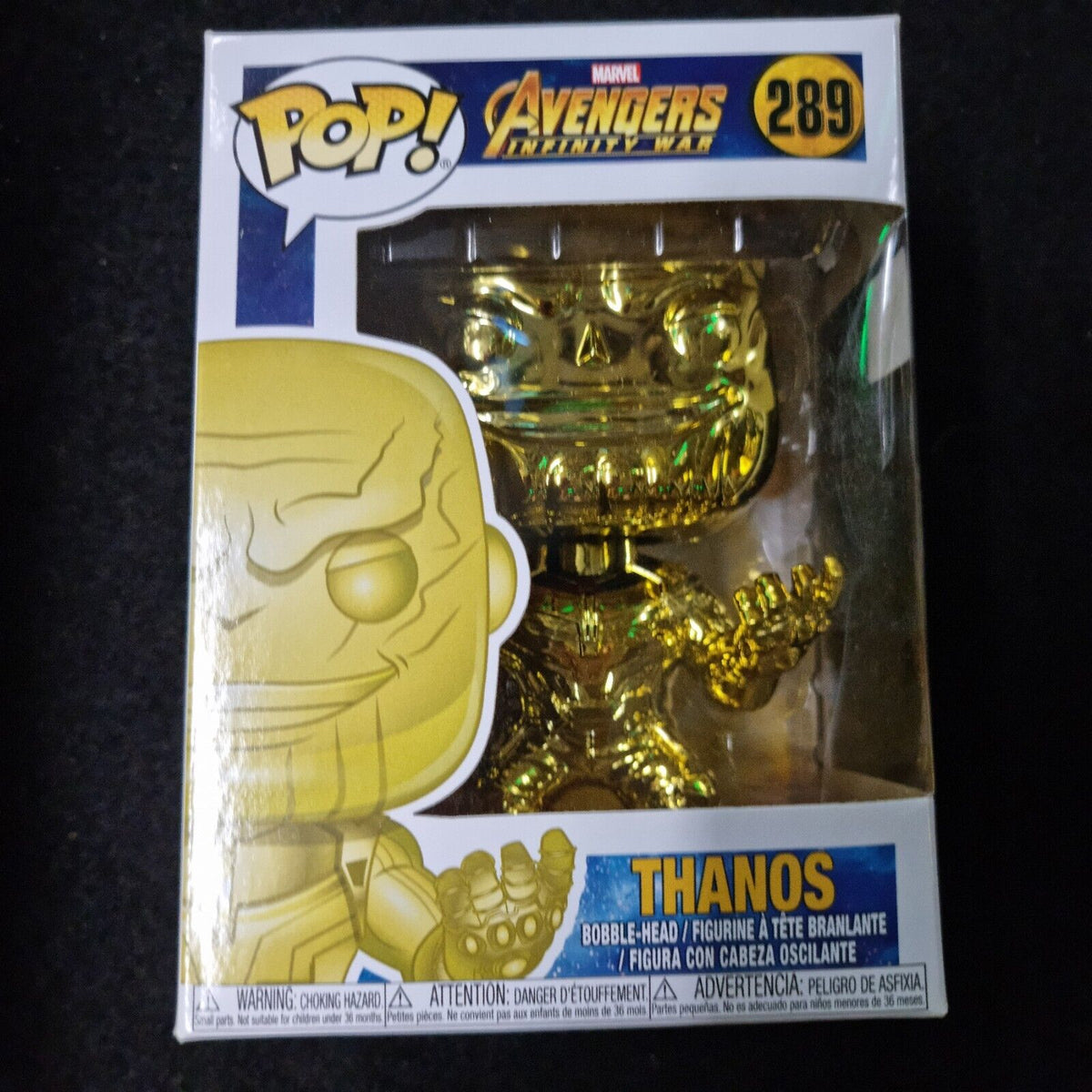 Avengers 3 Infinity War Thanos Yellow Chrome US Pop! Vinyl Collectible Figure