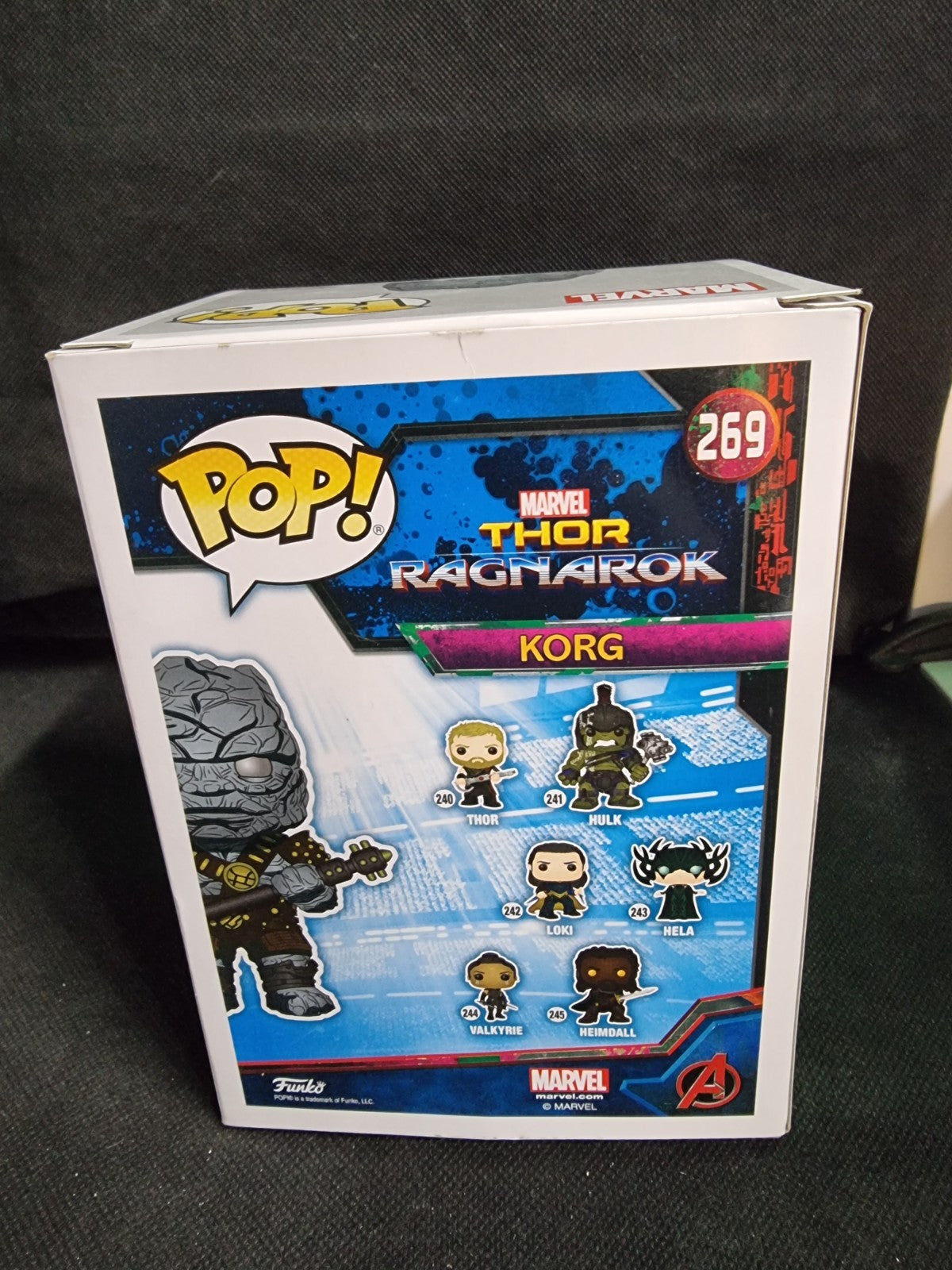 FUNKO POP  THOR RAGNAROK KORG #269