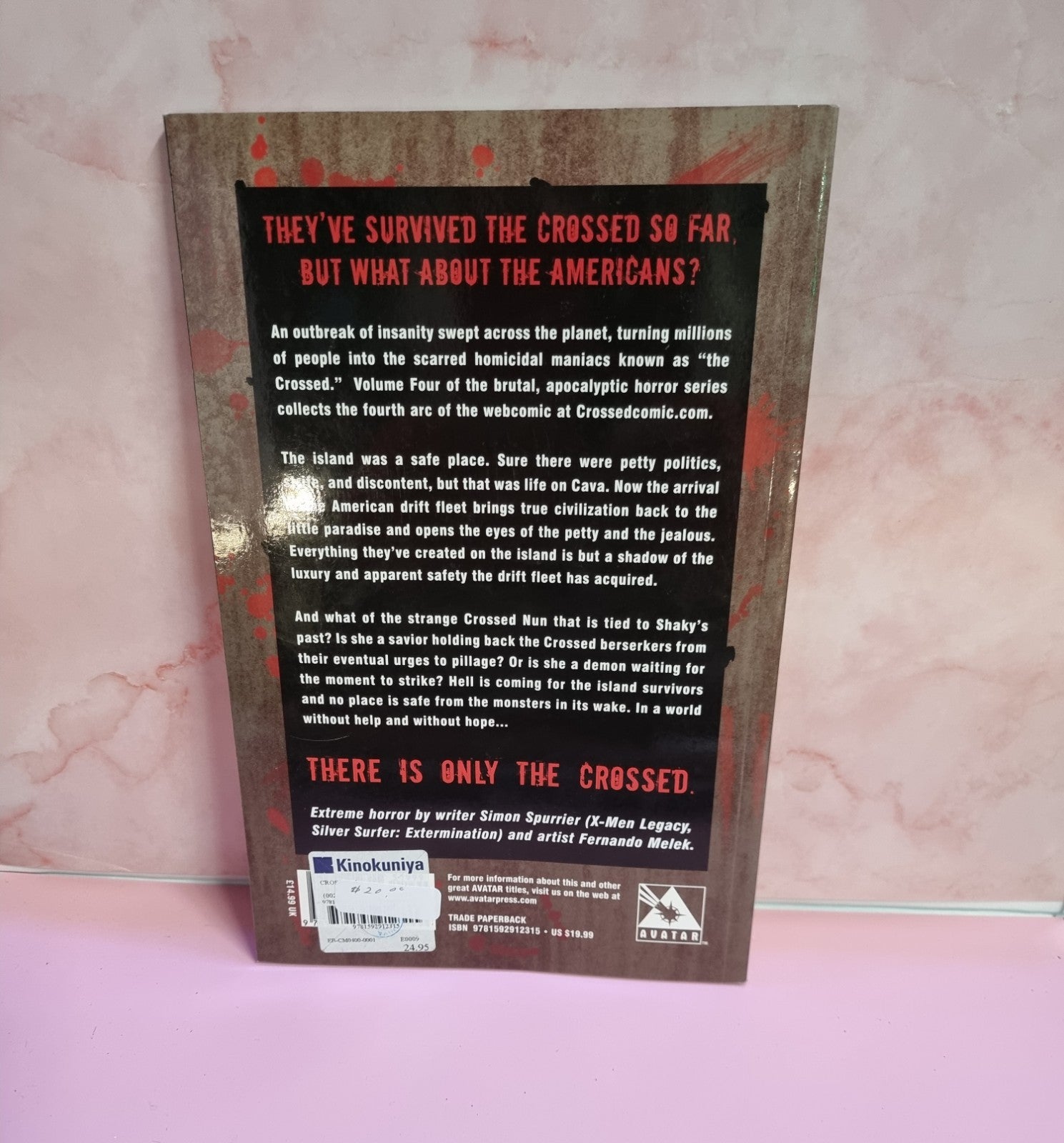 Crossed Wish You Were Here volume 4 trade paperback Simon Spurrier Avatar