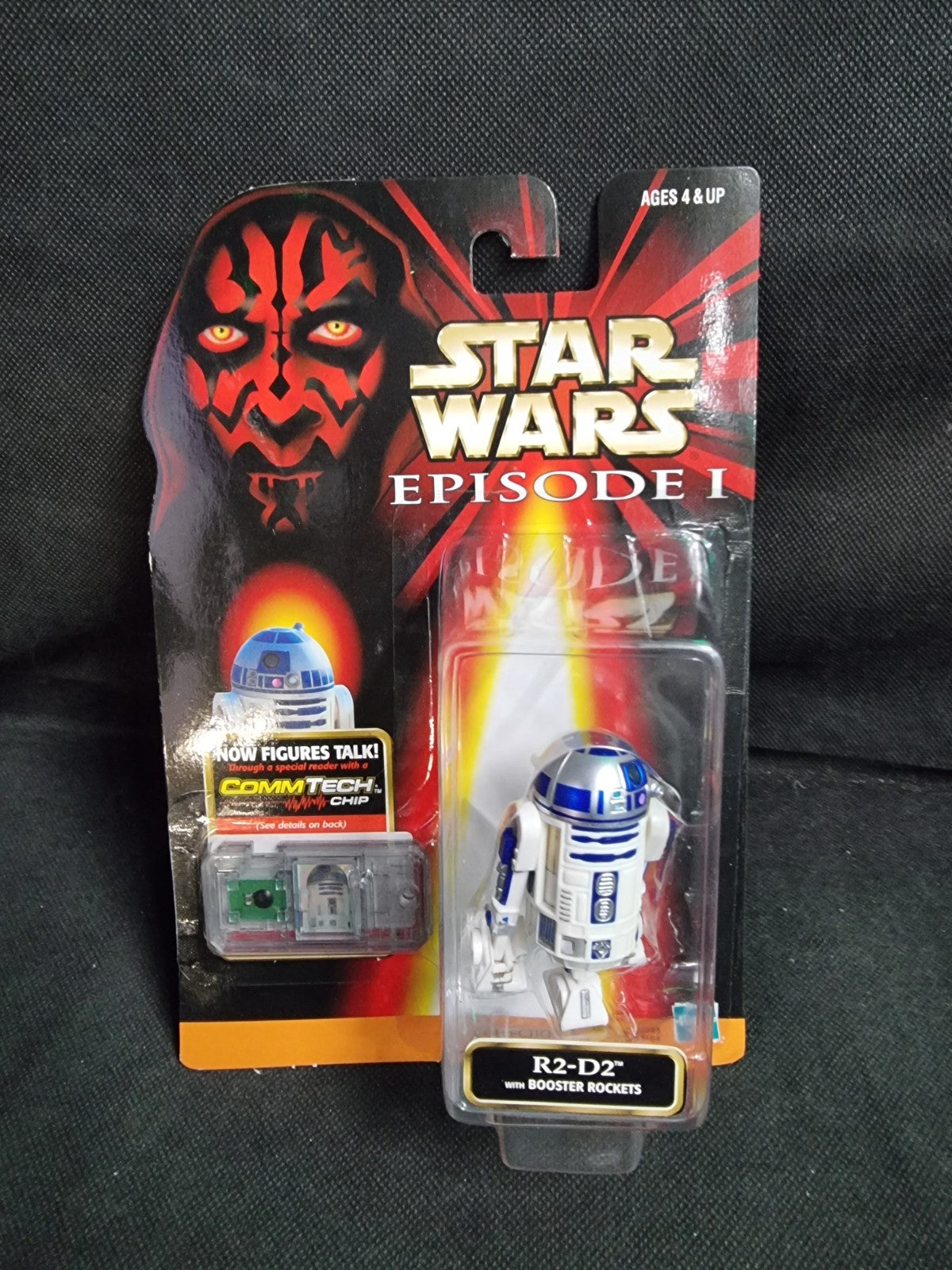 Hasbro Star Wars Episode I R2-D2 with Booster CommTech Chip Action Figure