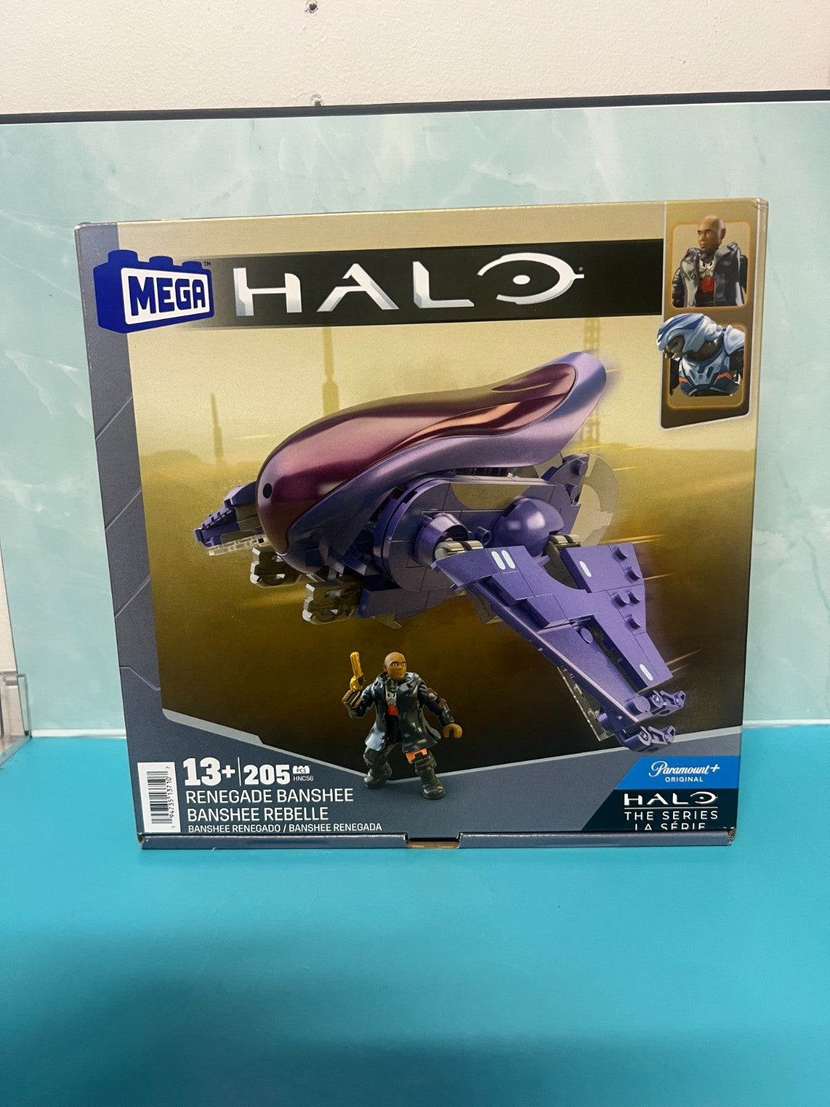 WB MEGA Brands - HALO Renegade Banshee Vehicle Building Kit -2 Micro Action Figs