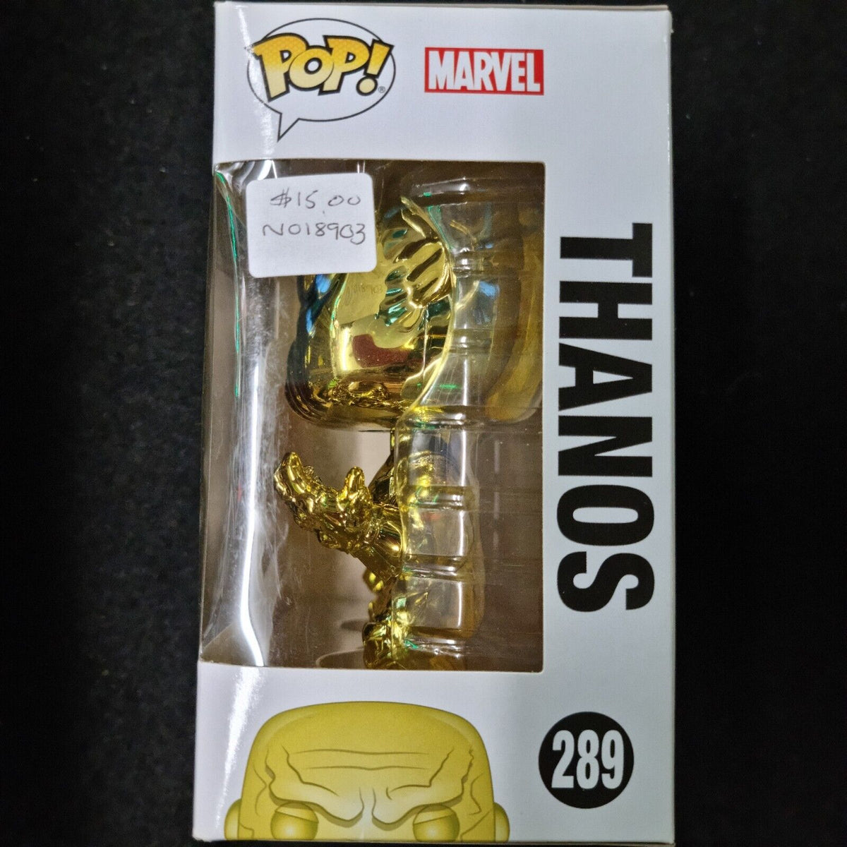 Avengers 3 Infinity War Thanos Yellow Chrome US Pop! Vinyl Collectible Figure