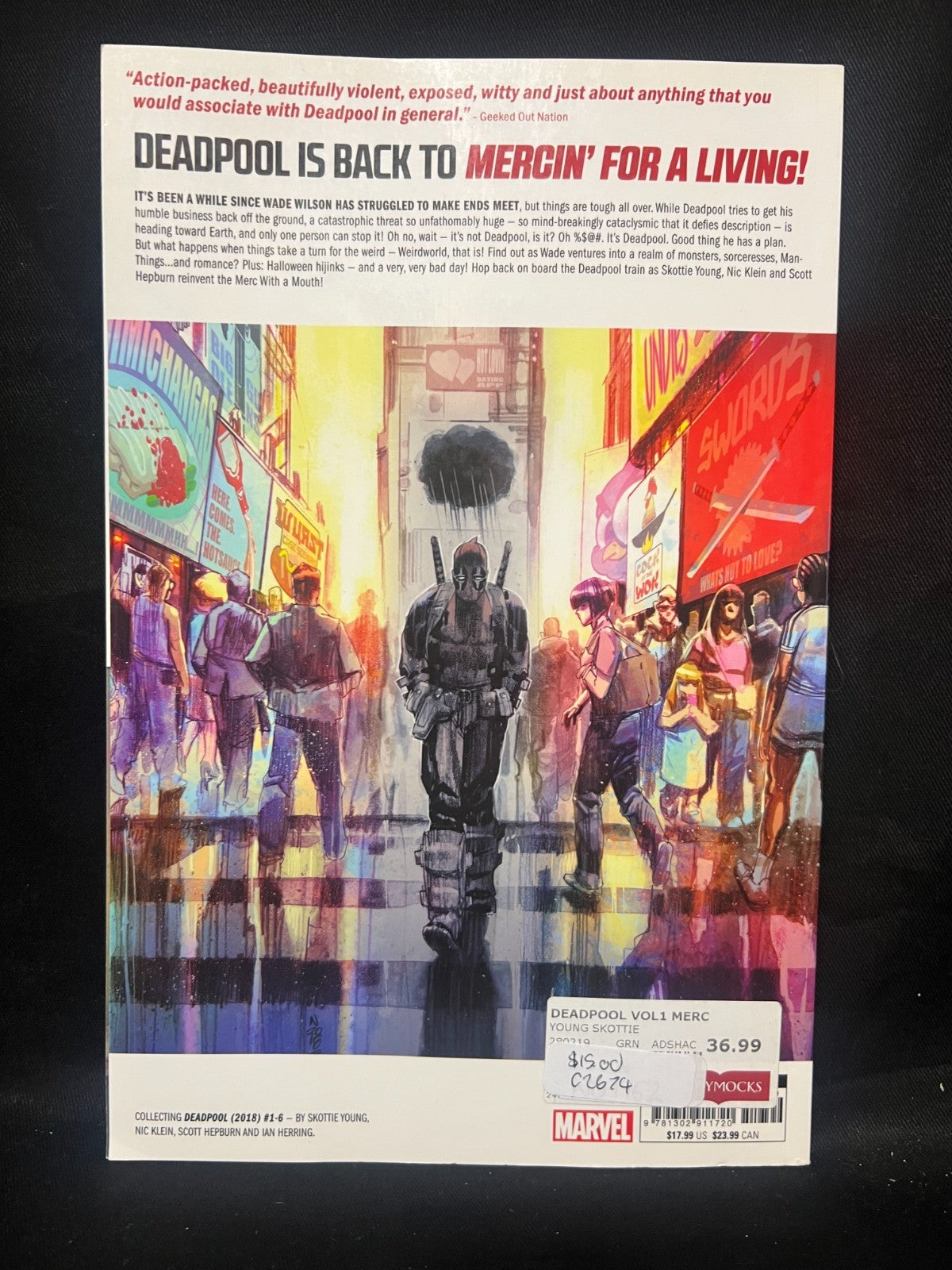 DEADPOOL BY SKOTTIE YOUNG VOL. 1 MERCIN' HARD FOR THE MONEY TPB Paperback