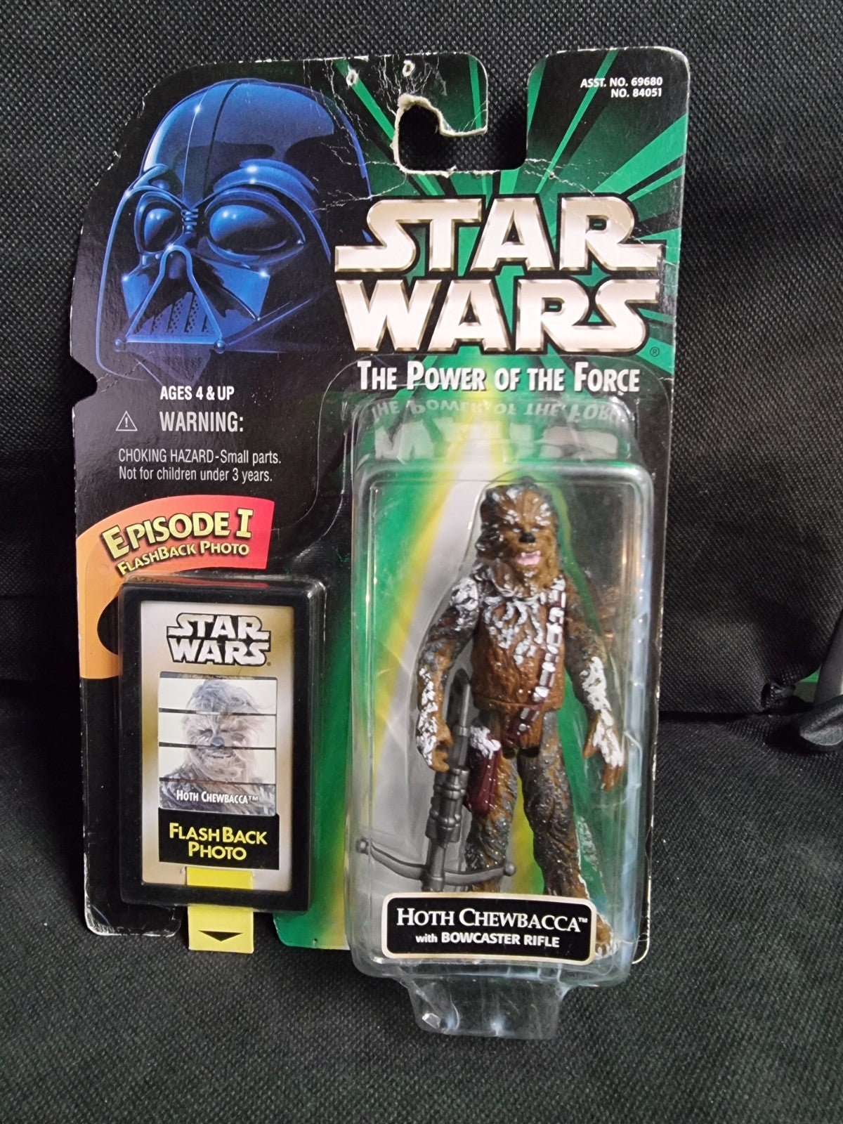 Star Wars Hoth Chewbacca power of the force action figure / Hasbro