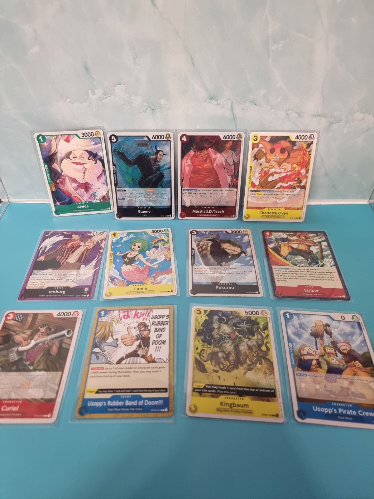 One Piece Card Game- 12 Cards Common Playset