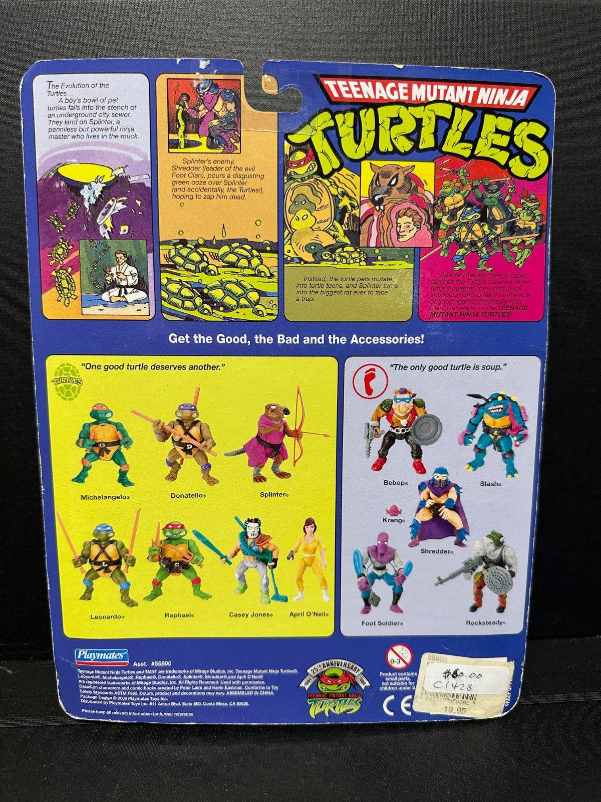 Playmates  Teenage Mutant Ninja Turtles DONATELLO 25th Anniversary Figure