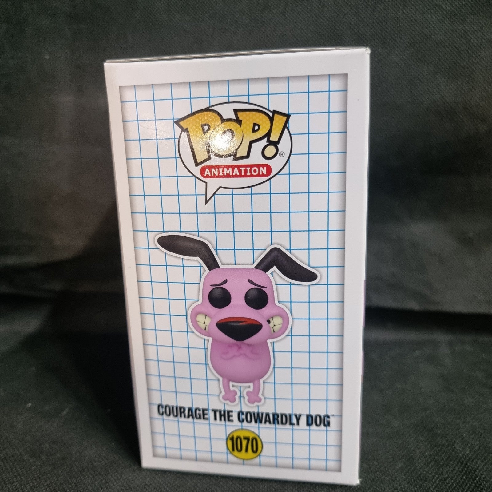 Funko Pop! Vinyl: Cartoon Network - Courage The Cowardly Dog  FLOCKED #1070