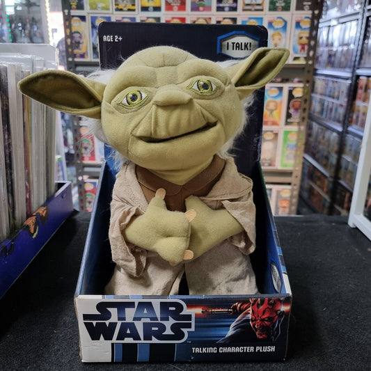 Lucusfilms Underground Toys Star Wars 12" Plush Talking YODA Doll New 2012