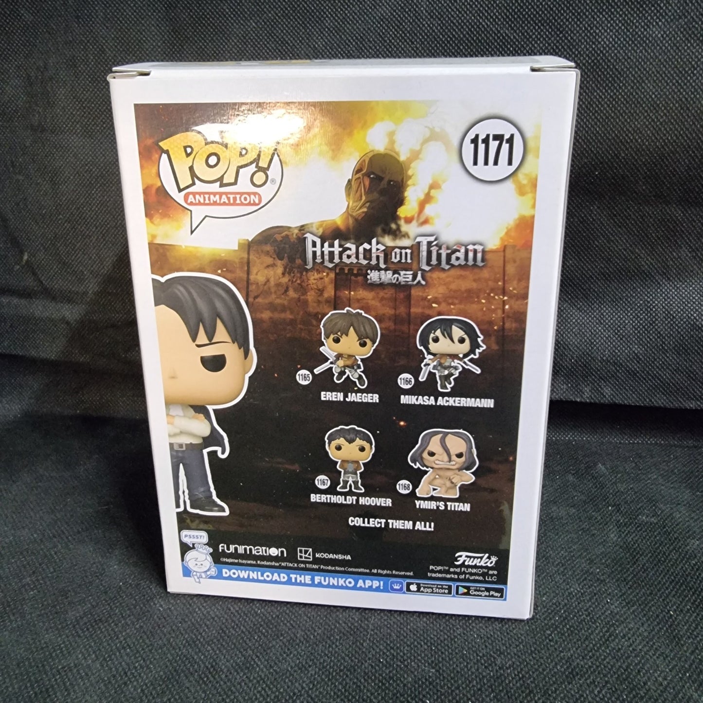 Attack on Titan - Formal Levi #1171 EXCLUSIVE Funko Pop Vinyl Figure 