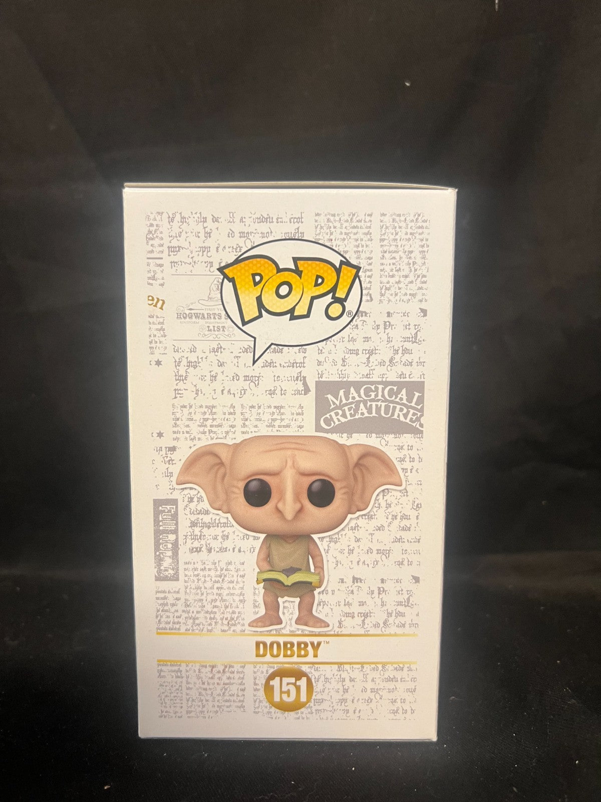 HARRY POTTER 20TH DOBBY WITH BOOK 3.75" POP VINYL FIGURE FUNKO 151