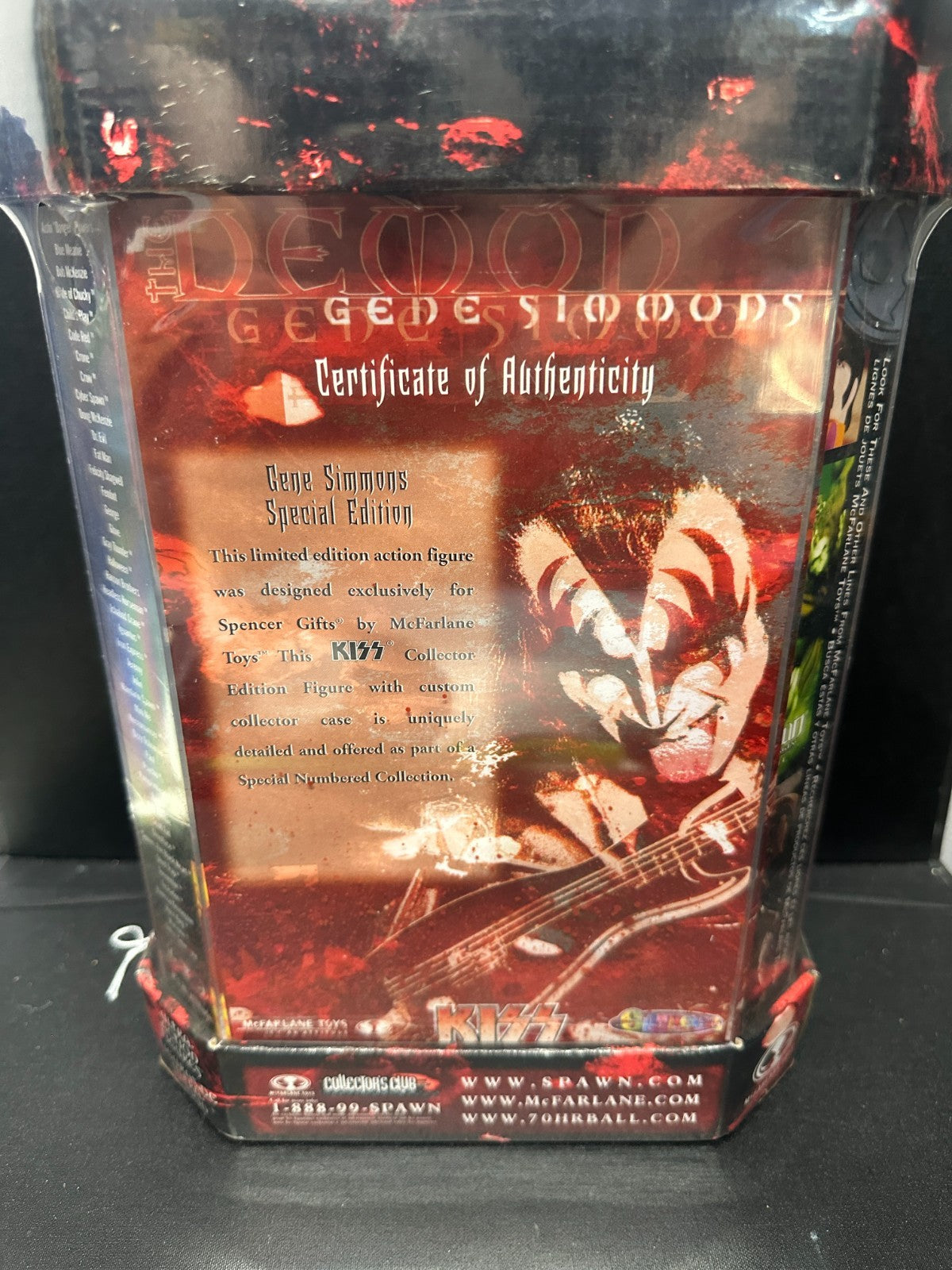 McFarlane Toys KISS Gene Simmons The Demon Signed Special Edition Figure 1999