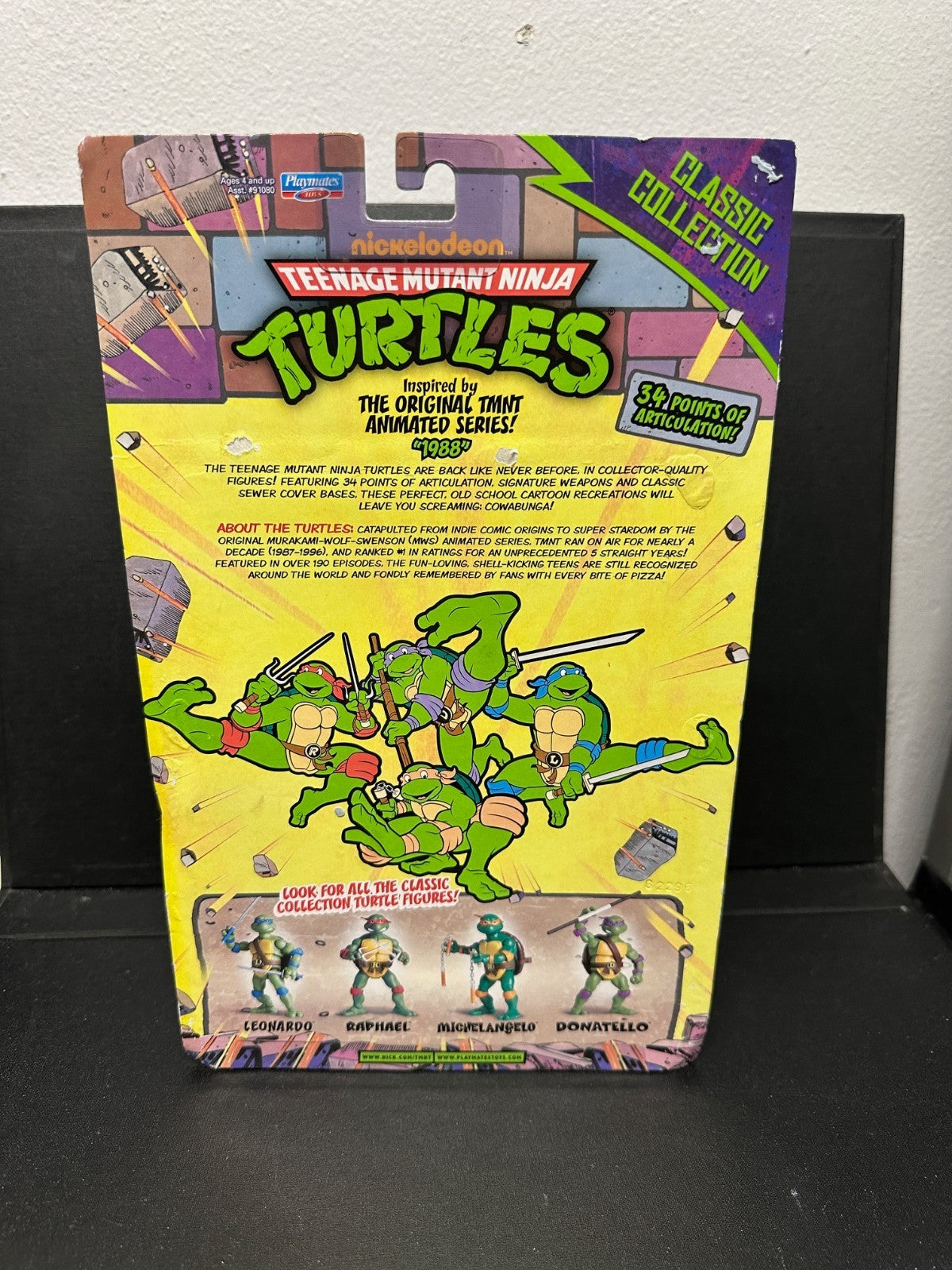 Playmates Teenage Mutant Ninja Turtles Micelangelo Classic Collection