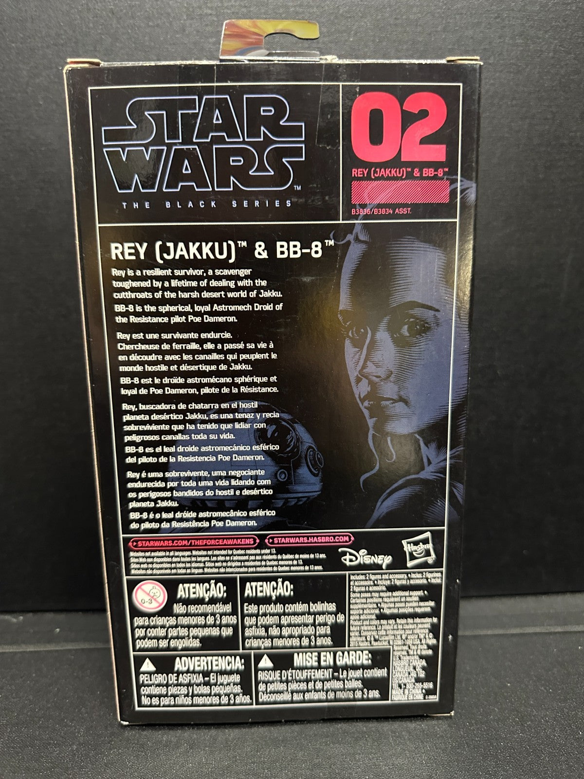 Star Wars The Black Series Rey (Jakku) & BB-8 #02 6 inch Action Figure