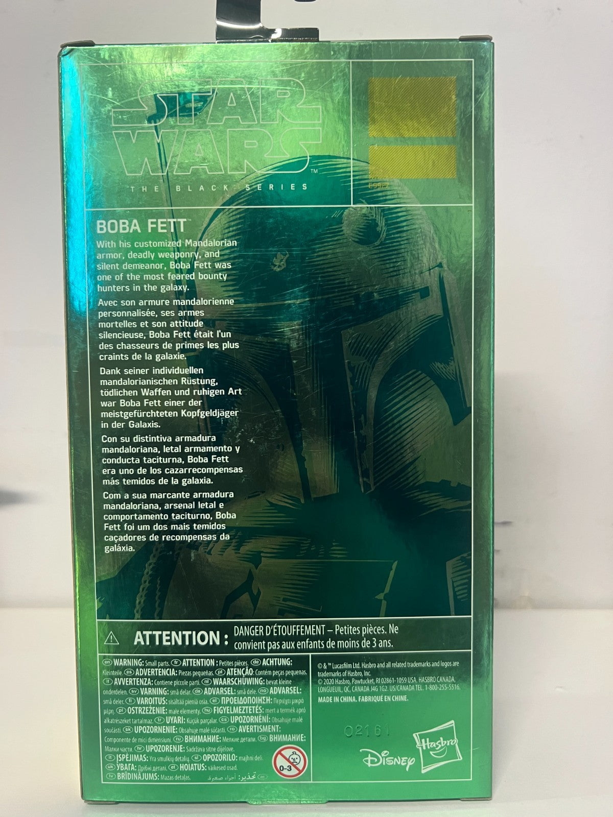 Star Wars The Black Series: Carbonized Boba Fett (MiB) Action Figure #2161