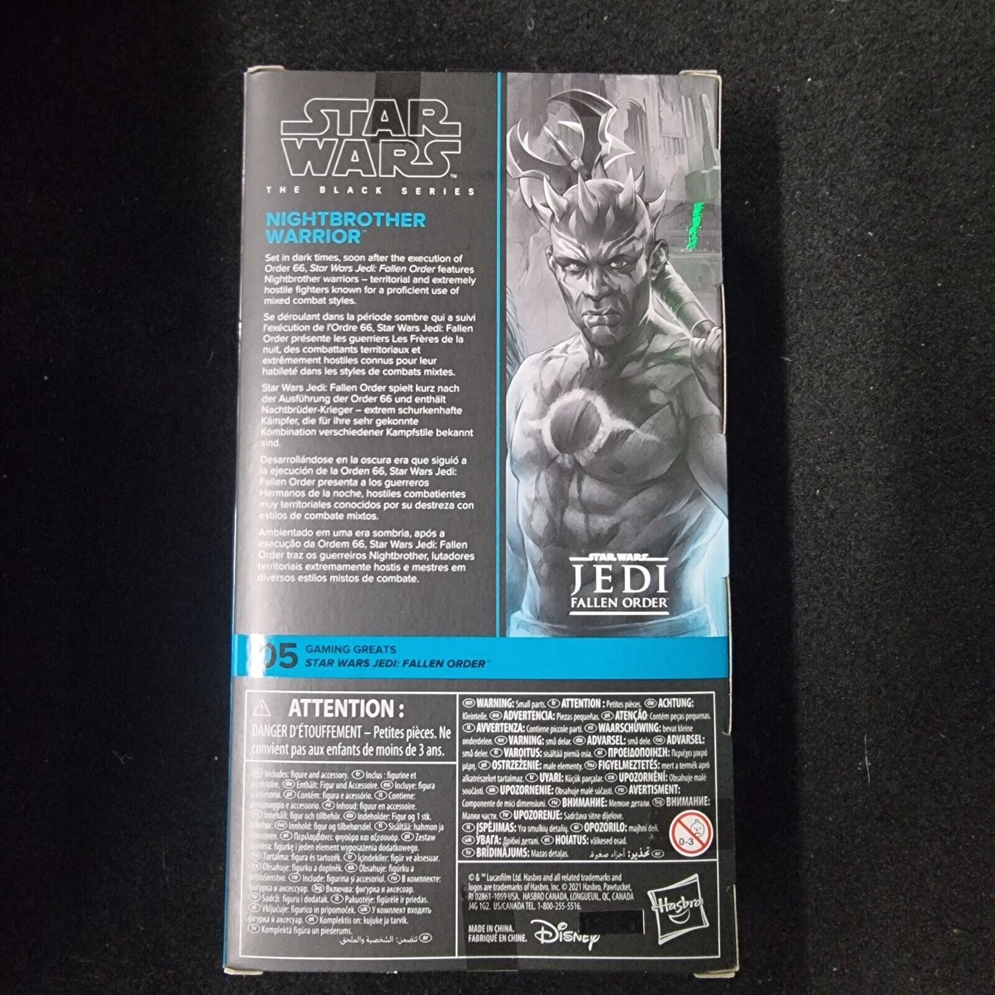 Hasbro Star Wars: The Black Series - Nightbrother Warrior 6" Action Figure...
