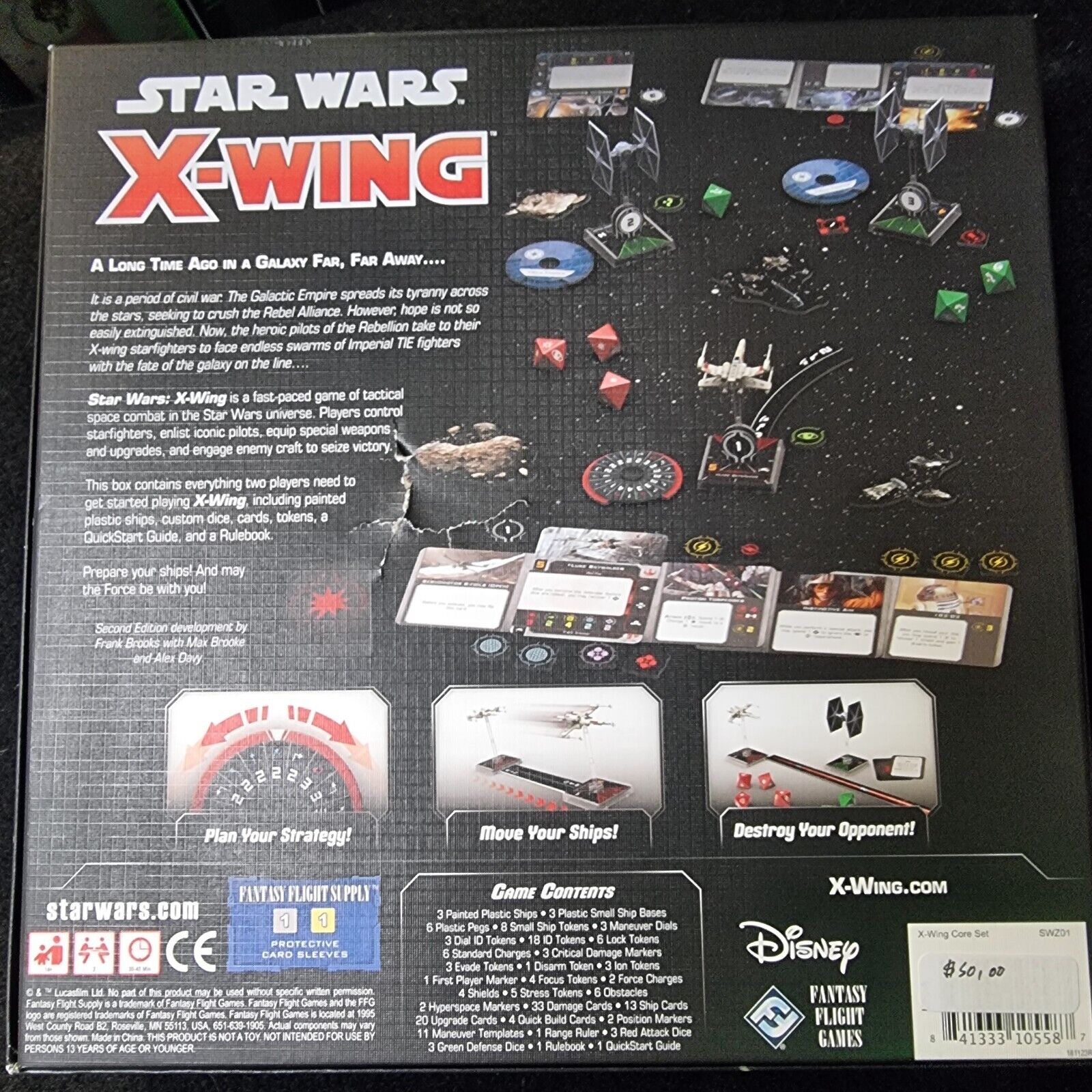 Star Wars X-Wing Miniatures Game: 2nd Edition - Core Set Open Box