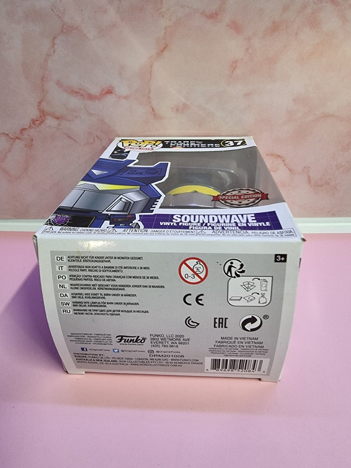 Funko POP! Exclusive Transformers Soundwave #37 Special Ediition