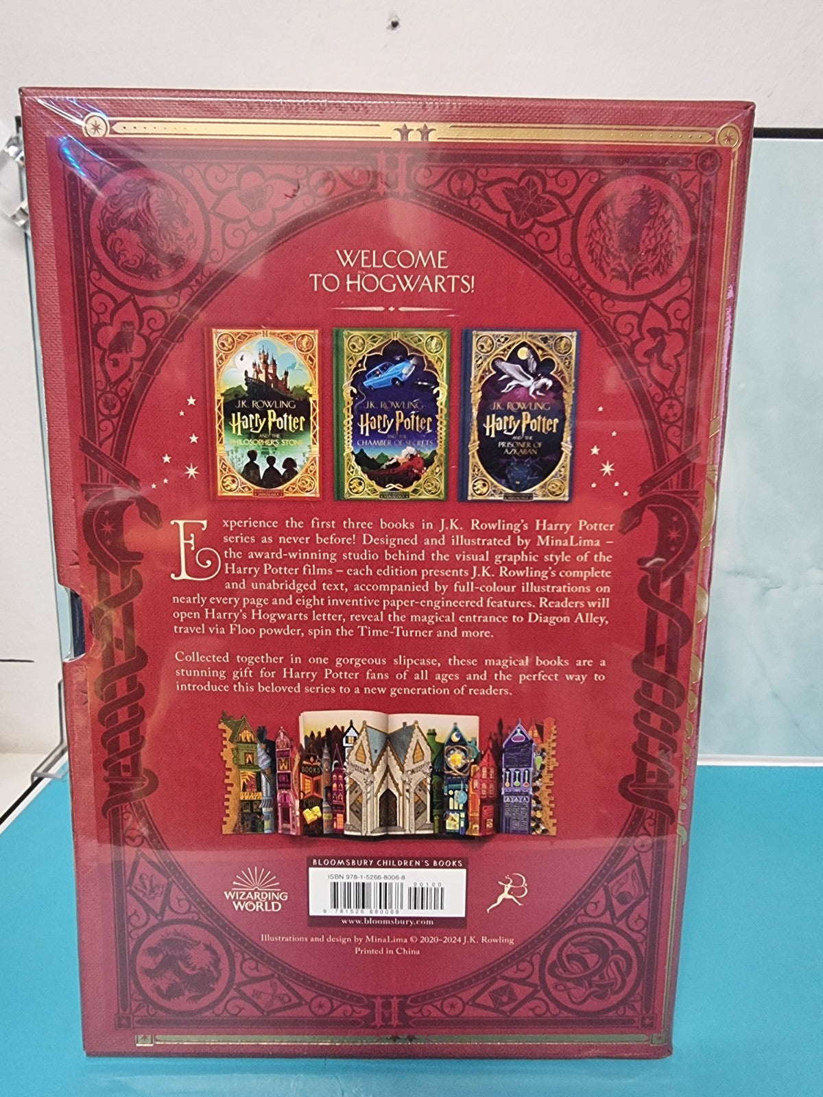 HARRY POTTER 1-3 BOX SET MINALIMA EDITION BY J.K. ROWLING SEALED