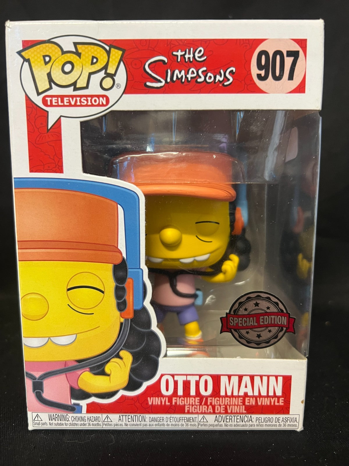 Funko POP The Simpsons Otto Man #907 Vinyl Figure Special Edition